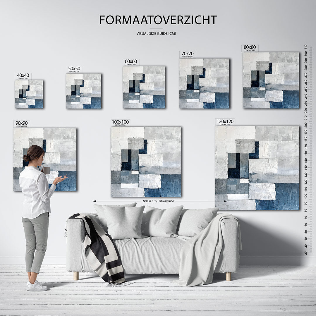 Geometrische texturen Kunstwerk