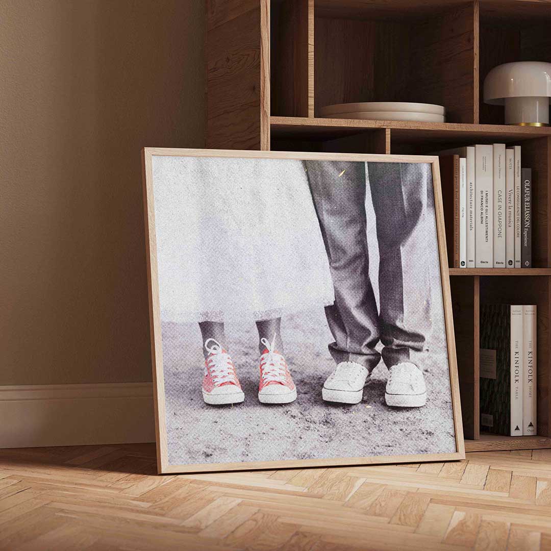 Sneakers en kleding Poster