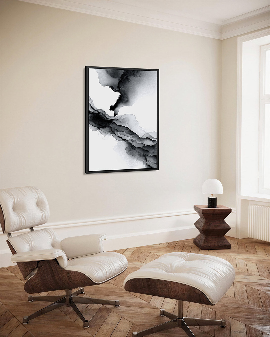 Vloeiende lijnen Kunstwerk