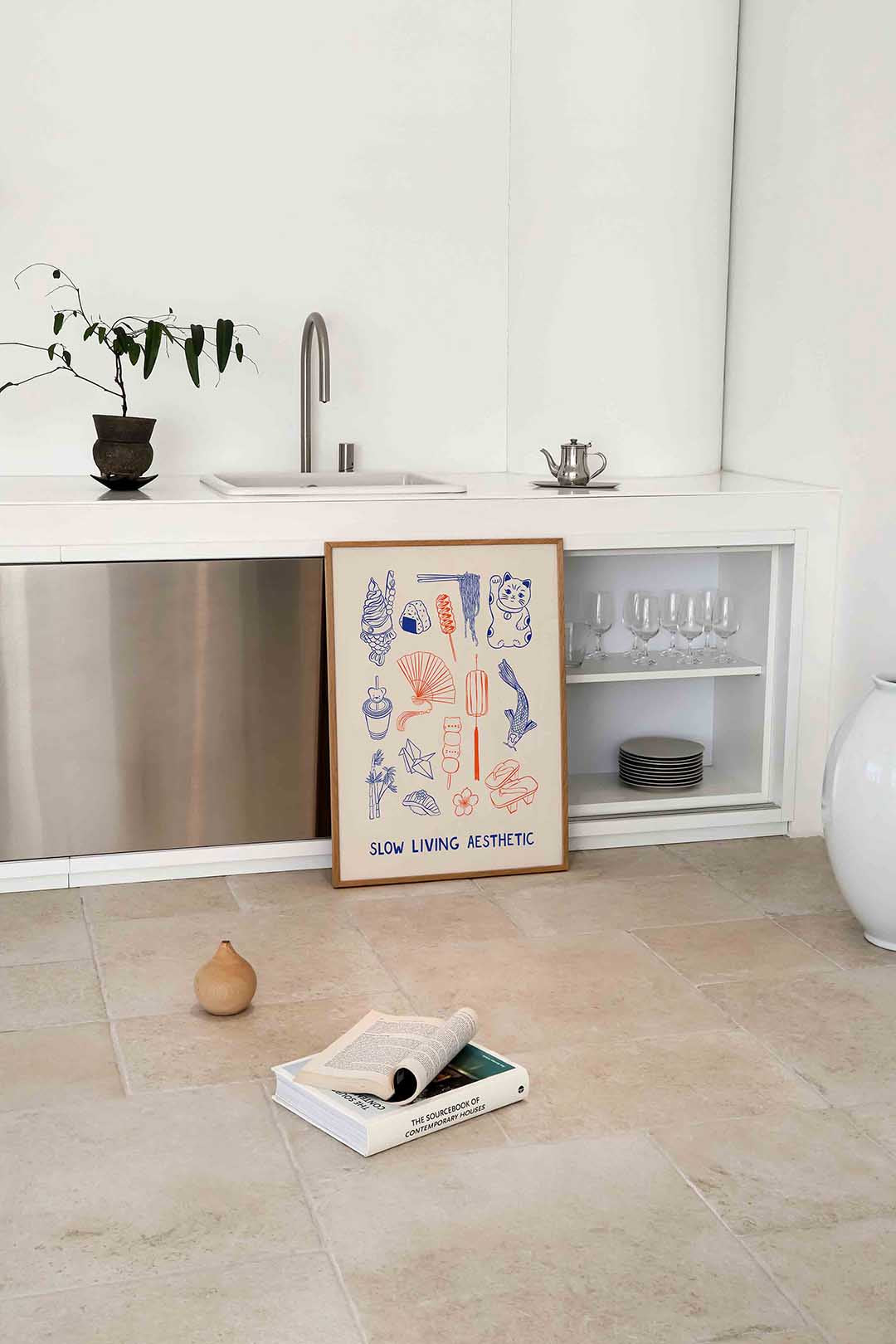 Slow living aesthetic Poster