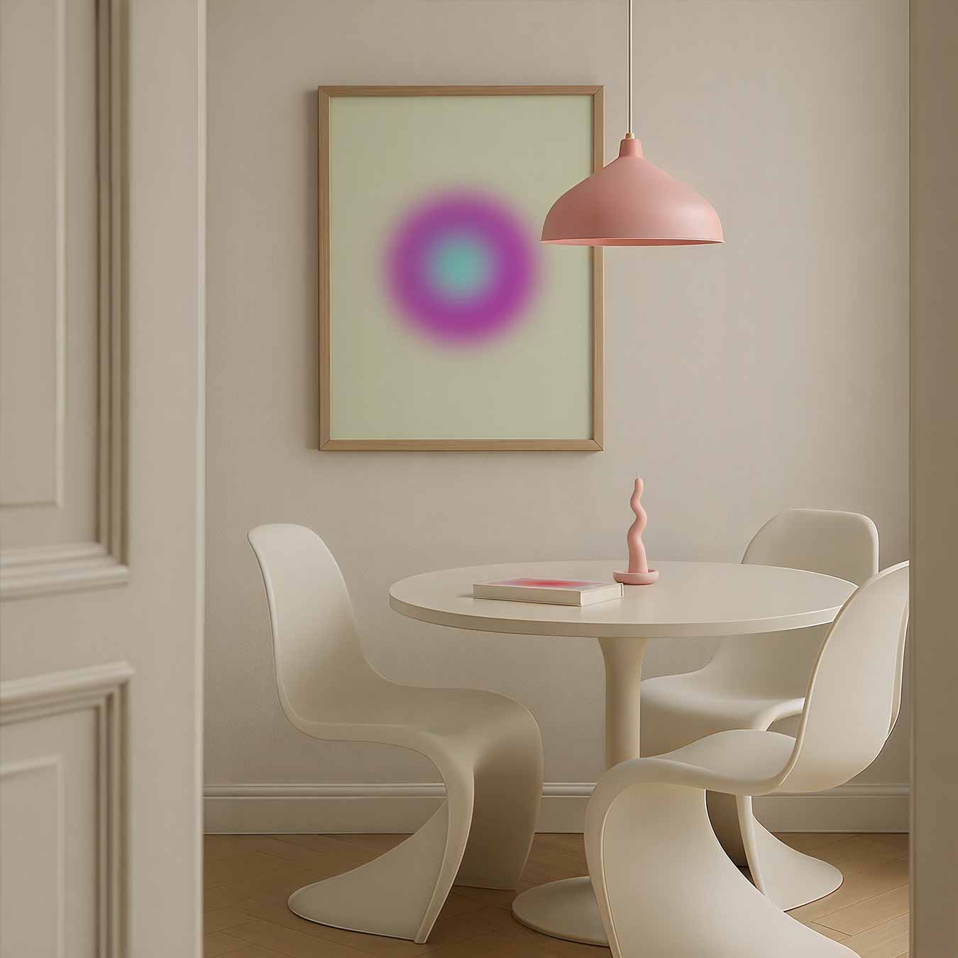 Zachte Regenboog Vibes Poster-WallArtistic