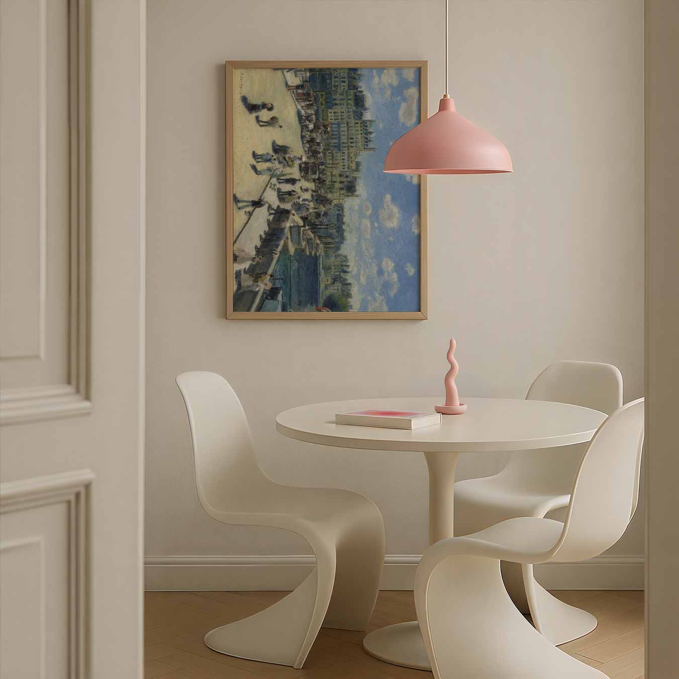 Impressionistische Stadsgezicht Poster-WallArtistic