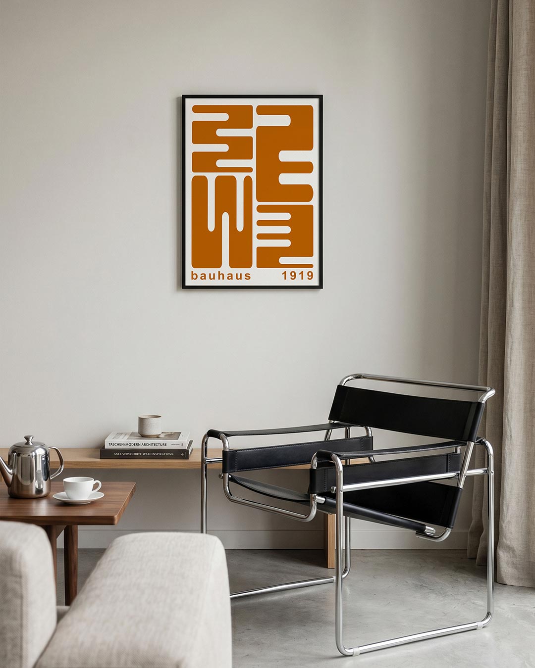 Vorm en lijnenspel Poster