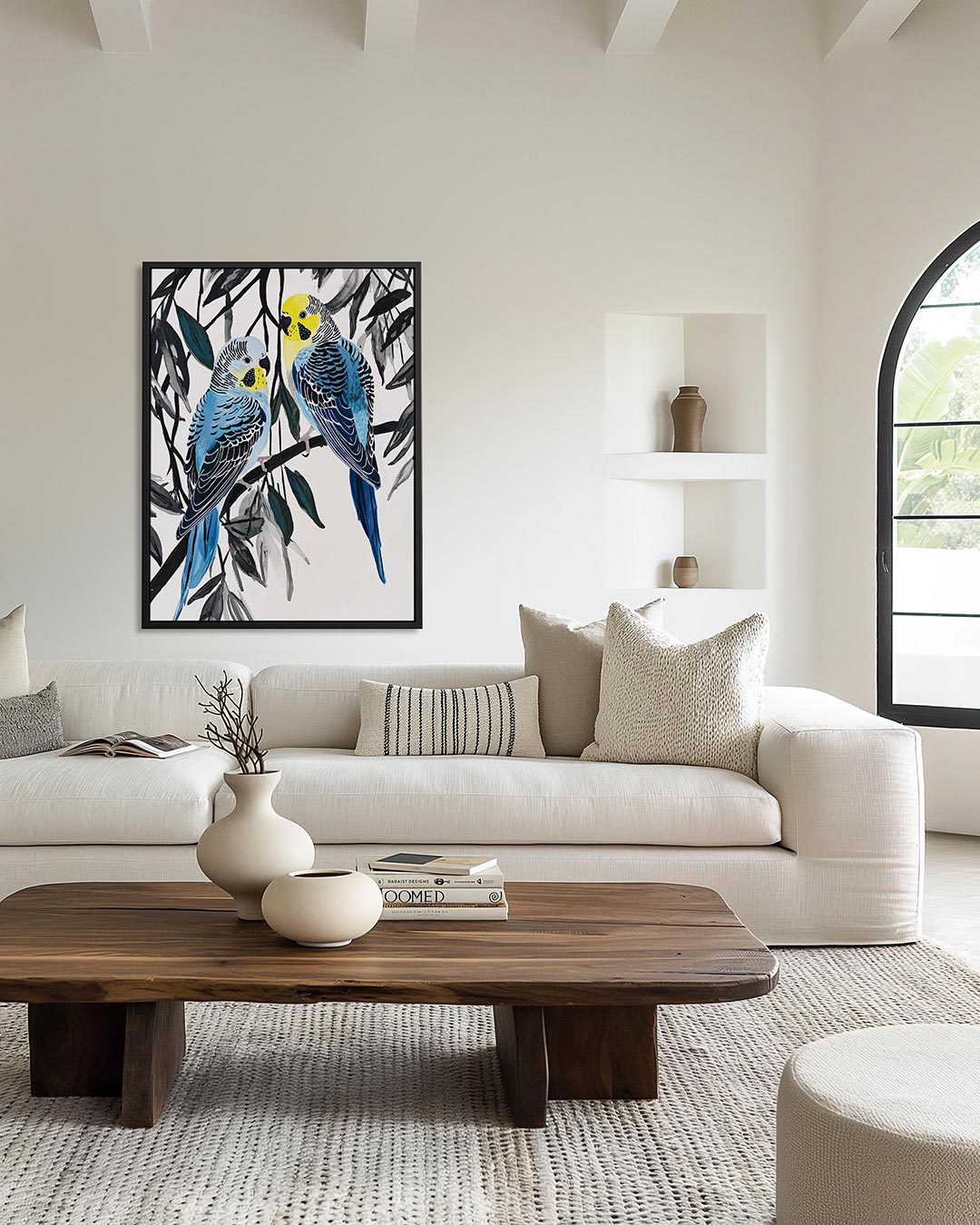 Vogels op tak Kunstwerk