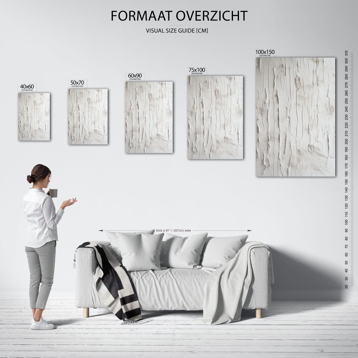 Gelaagde textuur Kunstwerk