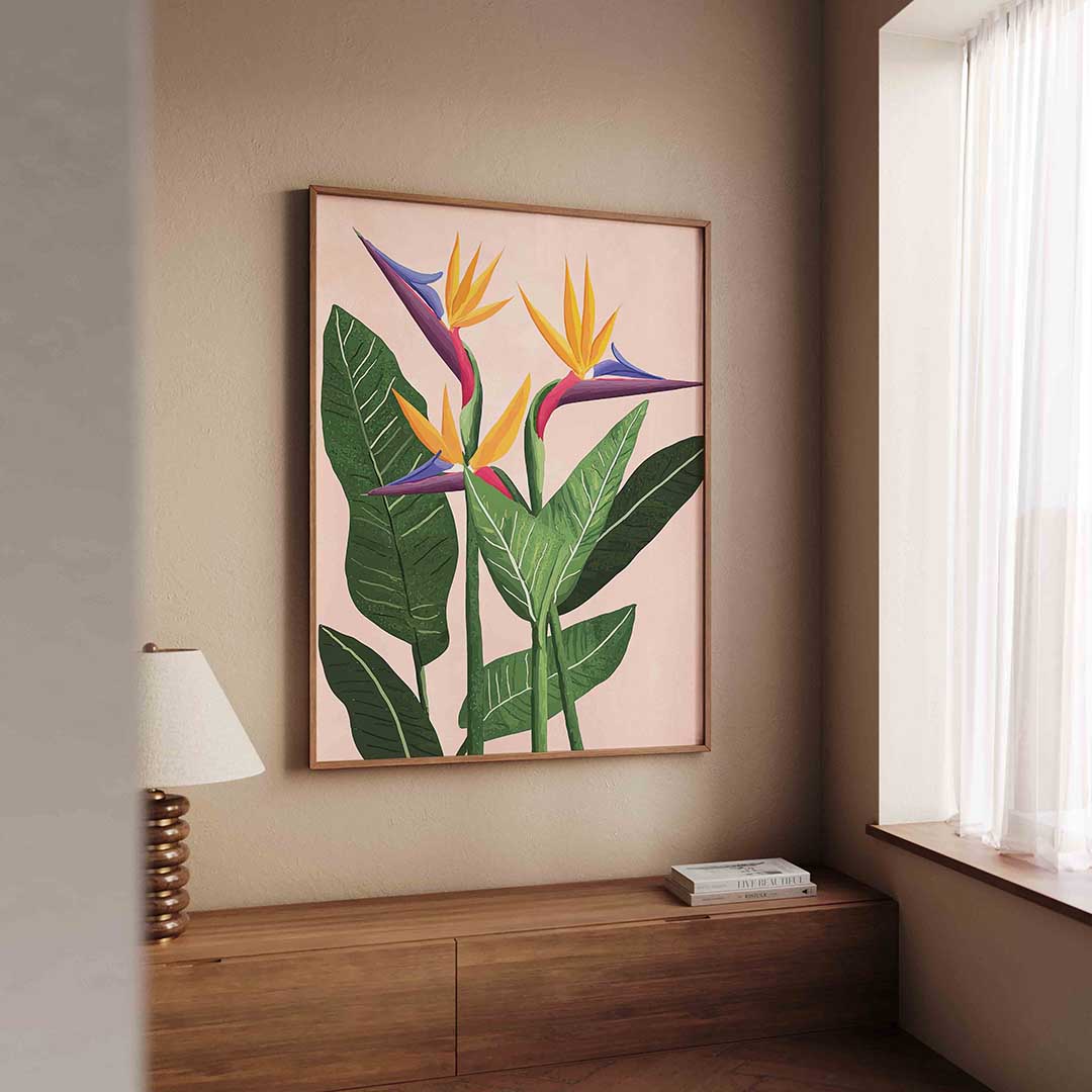 Tropische bloemen Poster