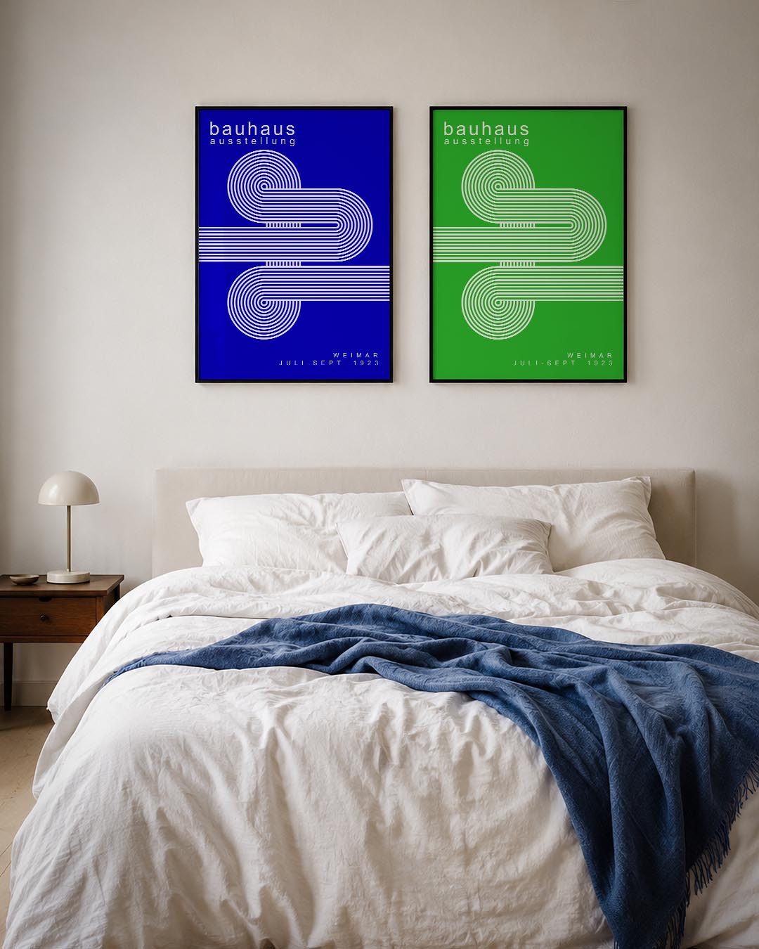Lijnen en cirkelpatronen Posterset