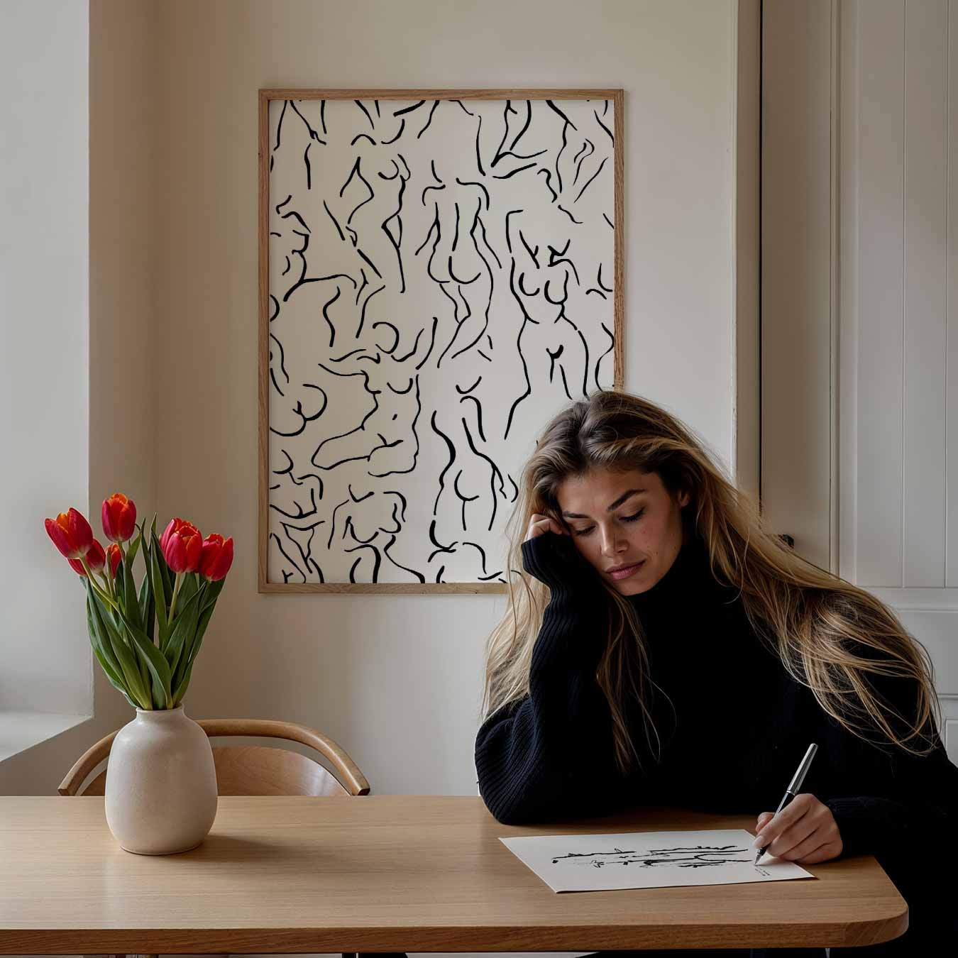 Elegante Lijsten Poster-WallArtistic
