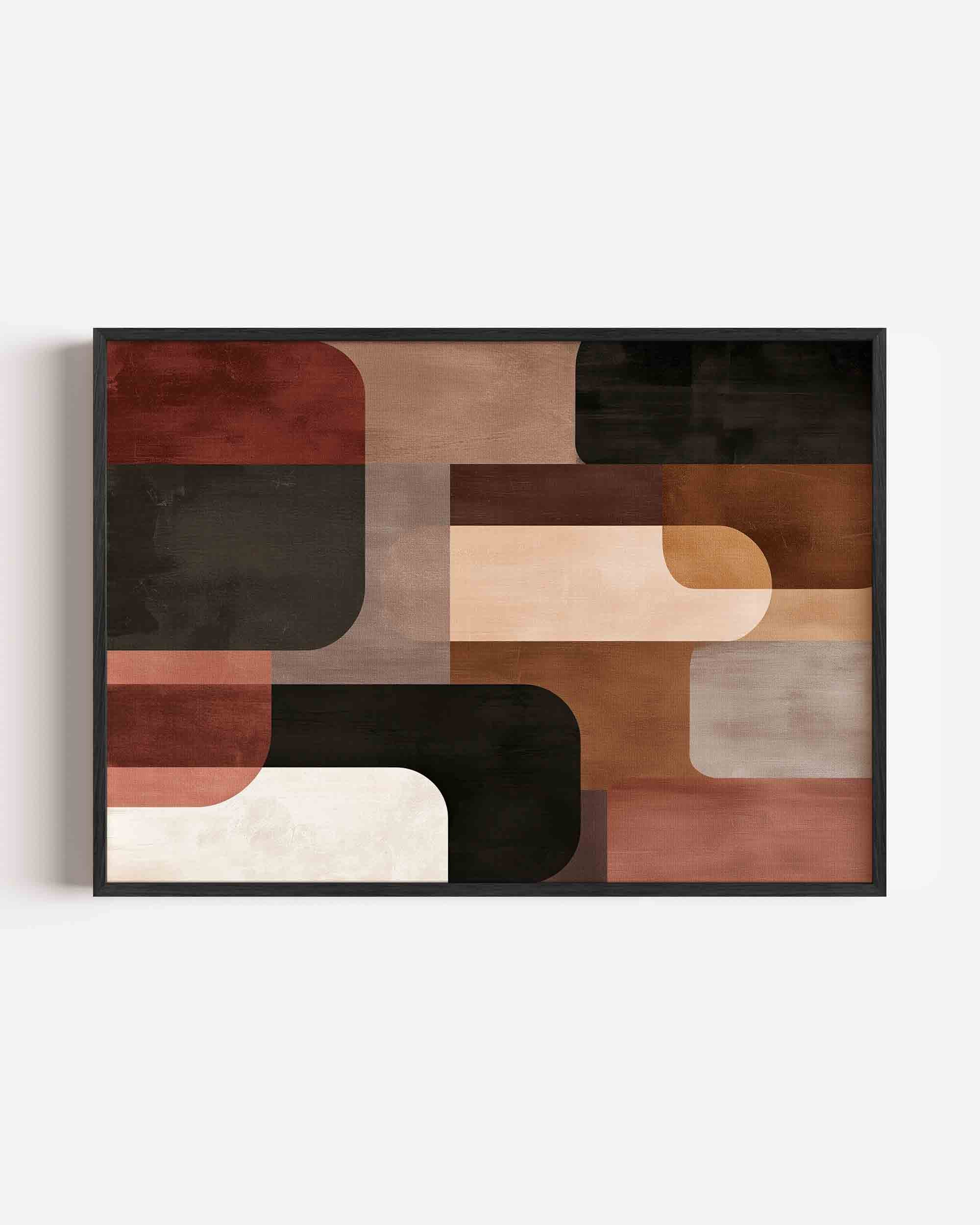 Abstracte vormen Poster