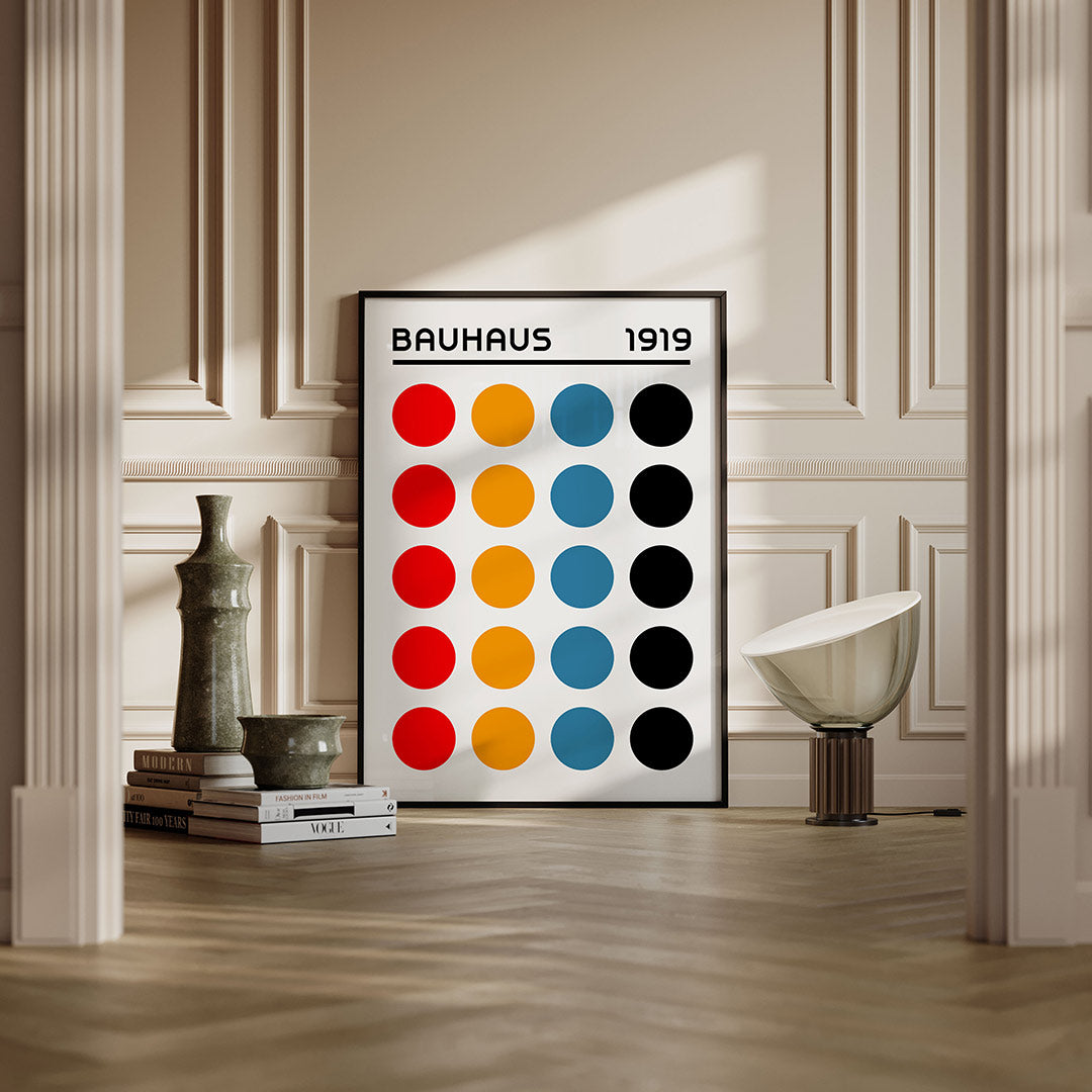 Cirkelritme en kleur Poster