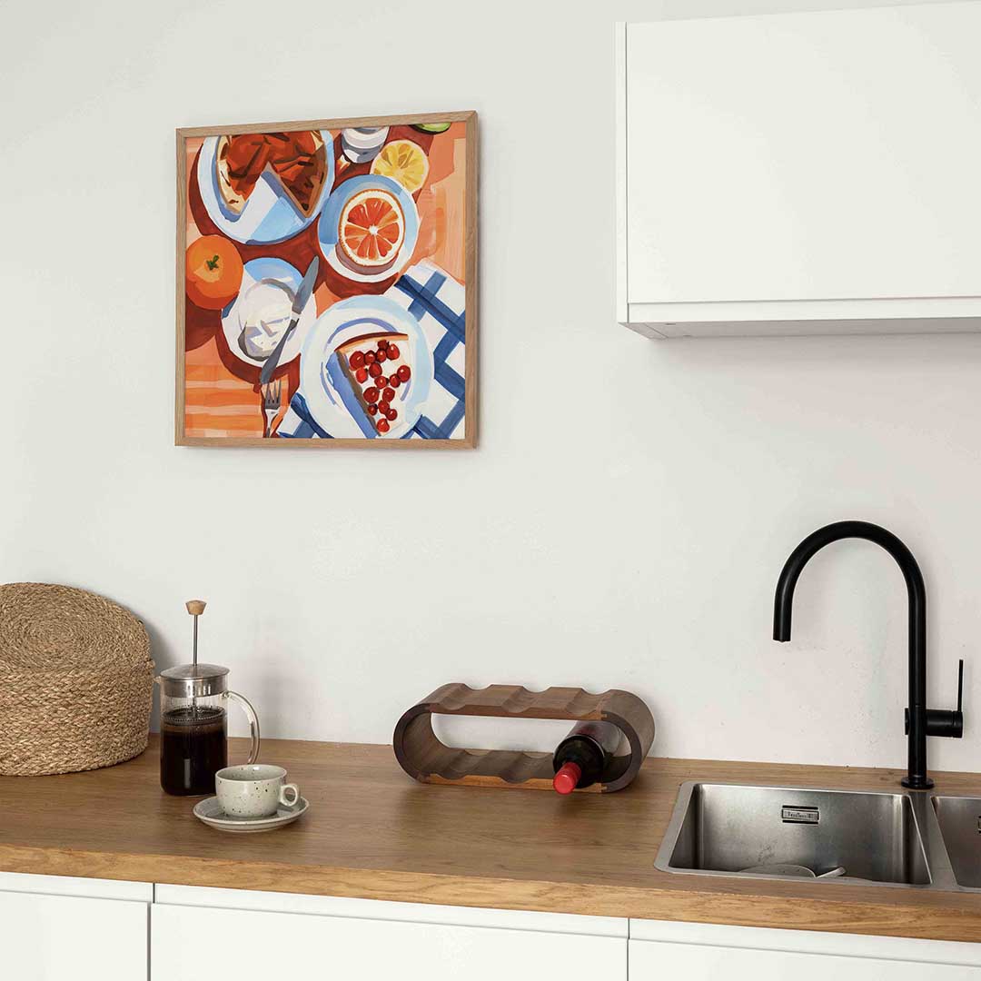 Fruit en taart Poster