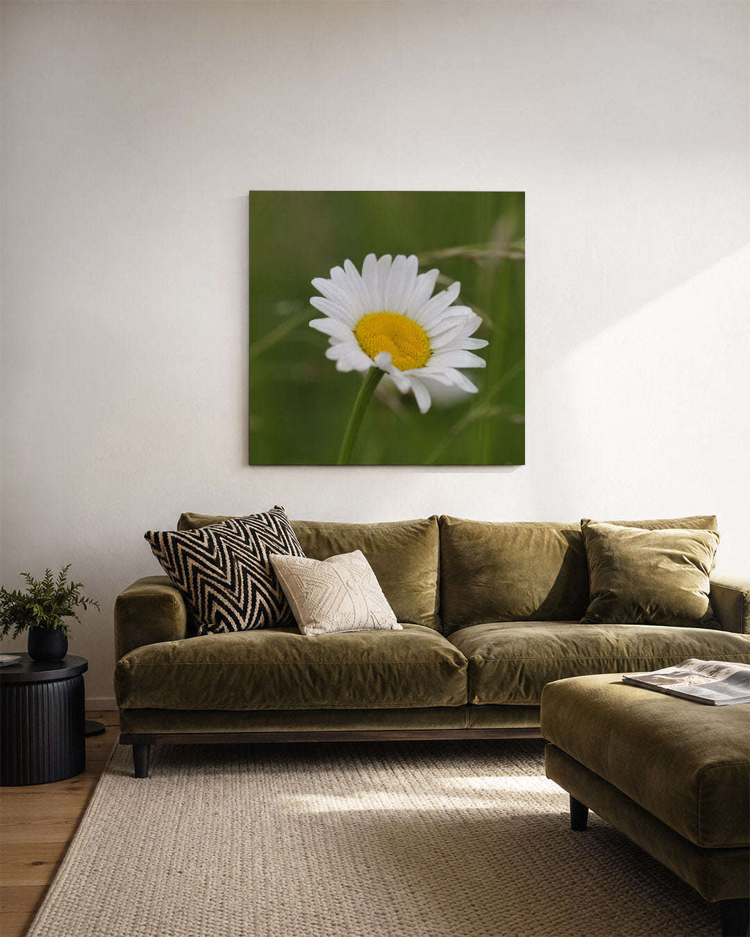Bloem close up Kunstwerk