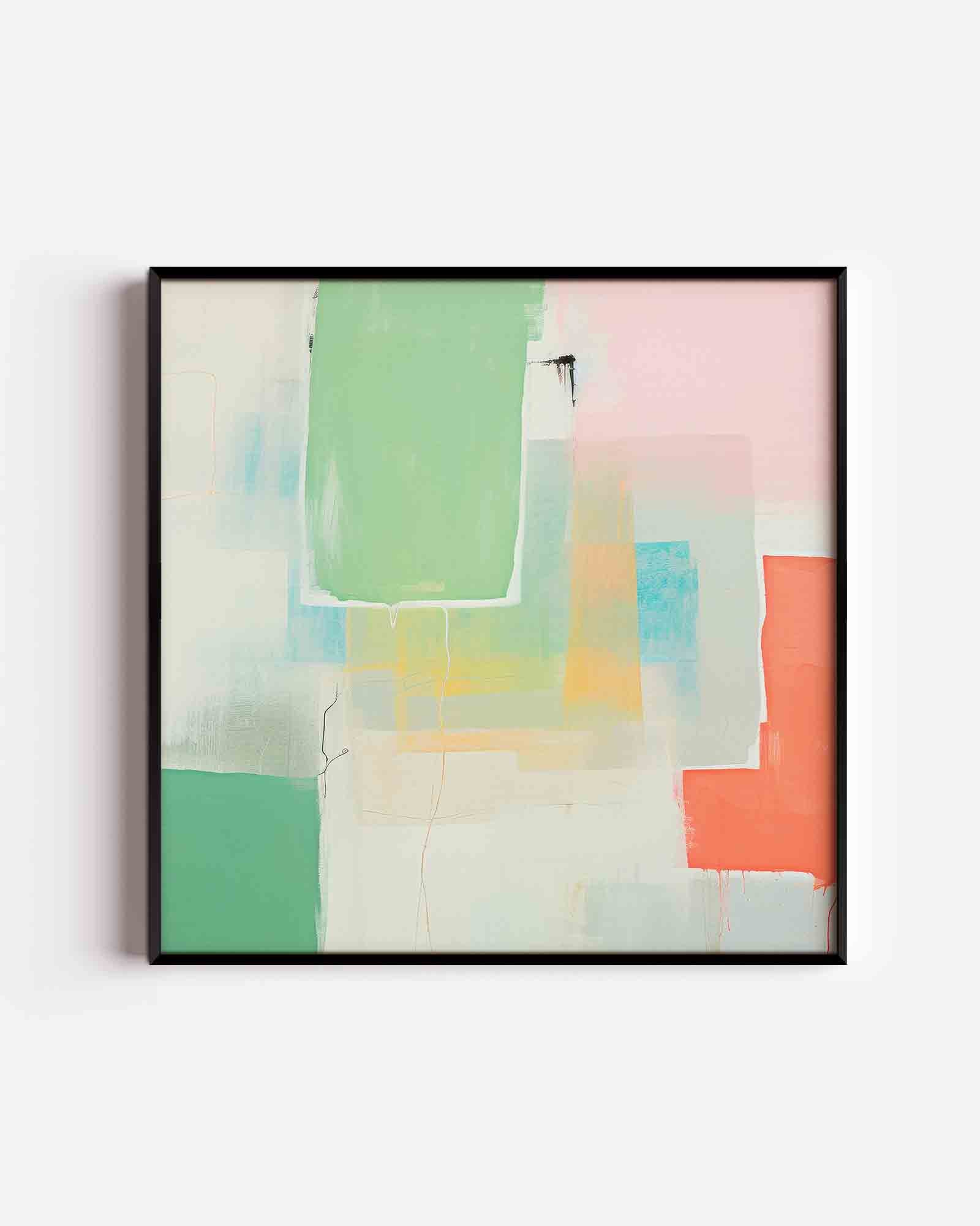 Abstracte vormen Poster
