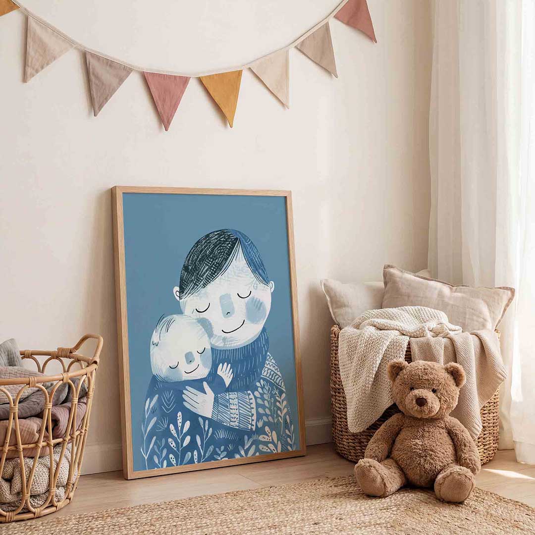 Ouder en kind Poster