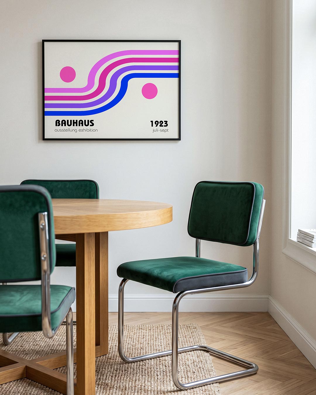 Kleurrijke lijnen Poster