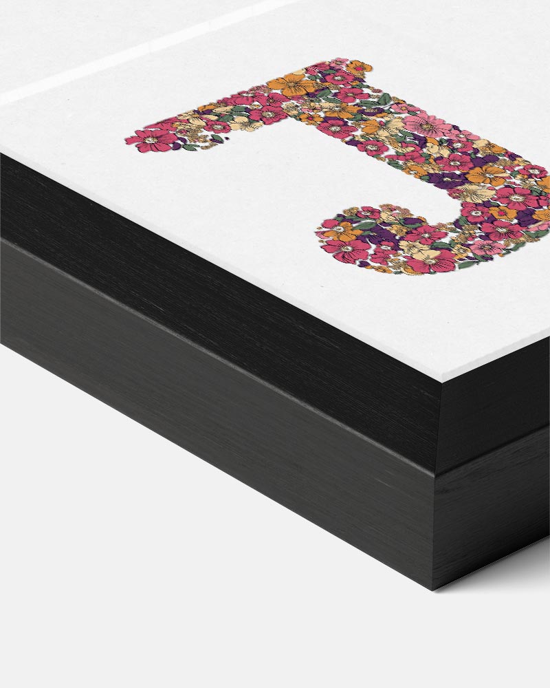 Bloemenschrift J Poster-WallArtistic