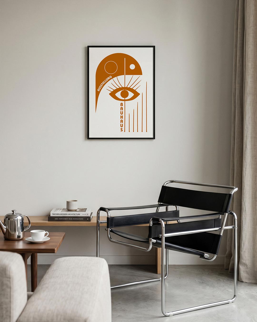 Oog en lijnen Poster
