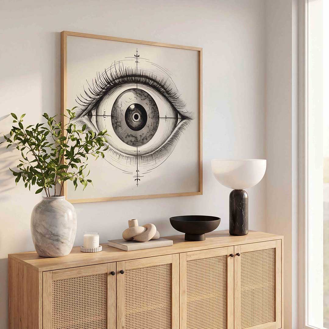 Gedetailleerd oog Poster