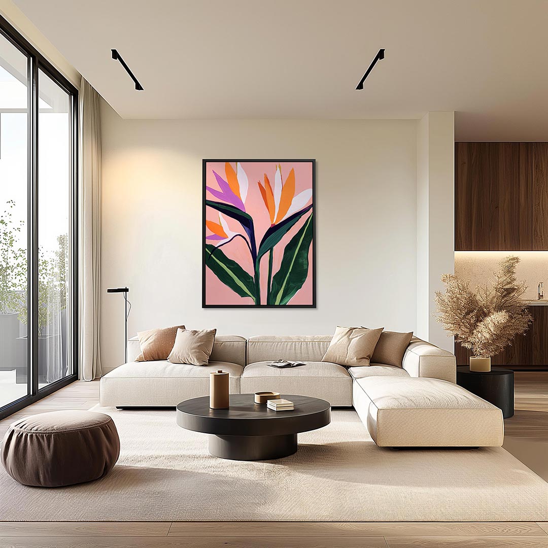 Vrolijke bloemen Kunstwerk