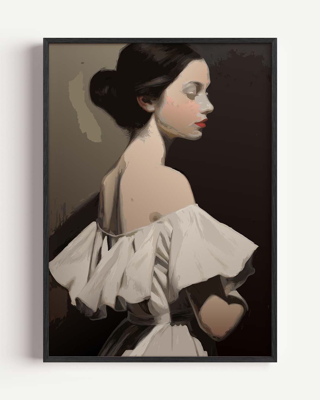 Elegante Vrouwelijke Schoonheid Poster-WallArtistic