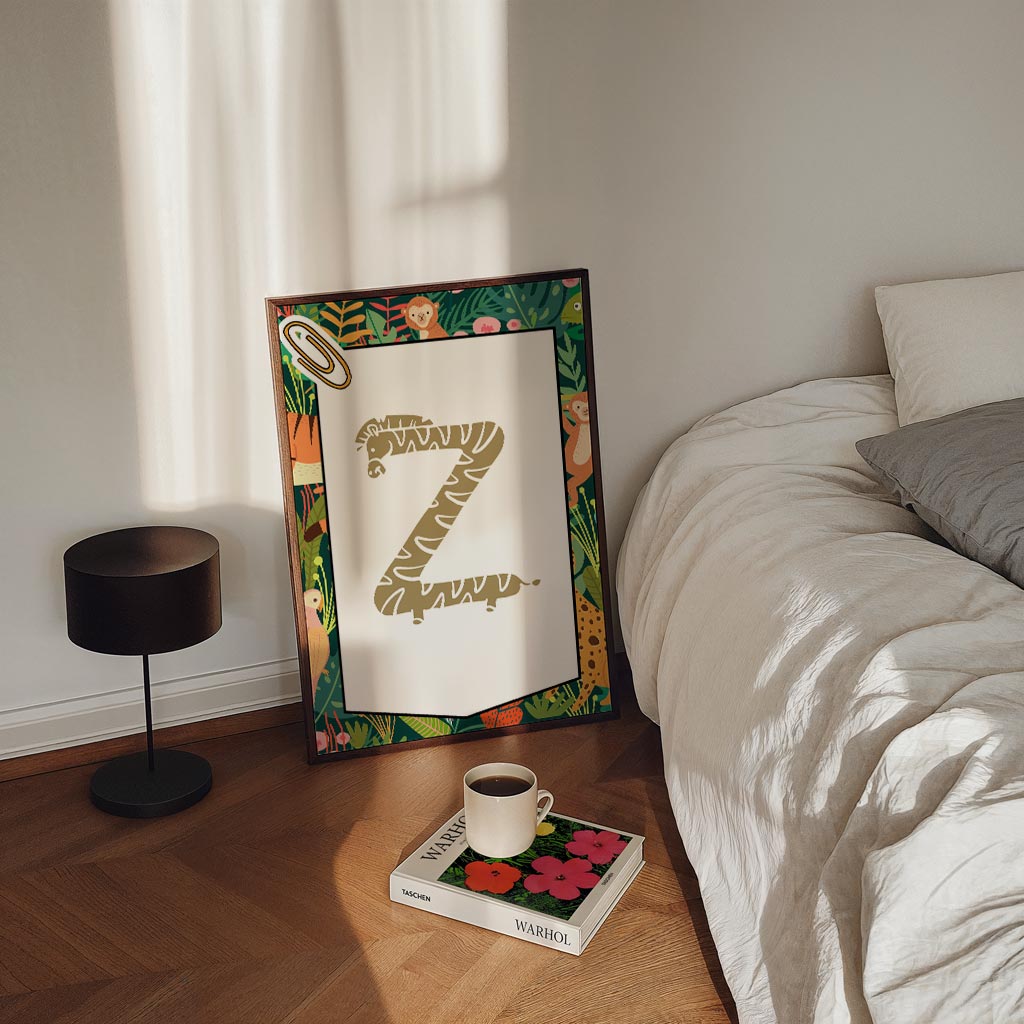 Jungle Alfabet Poster-WallArtistic