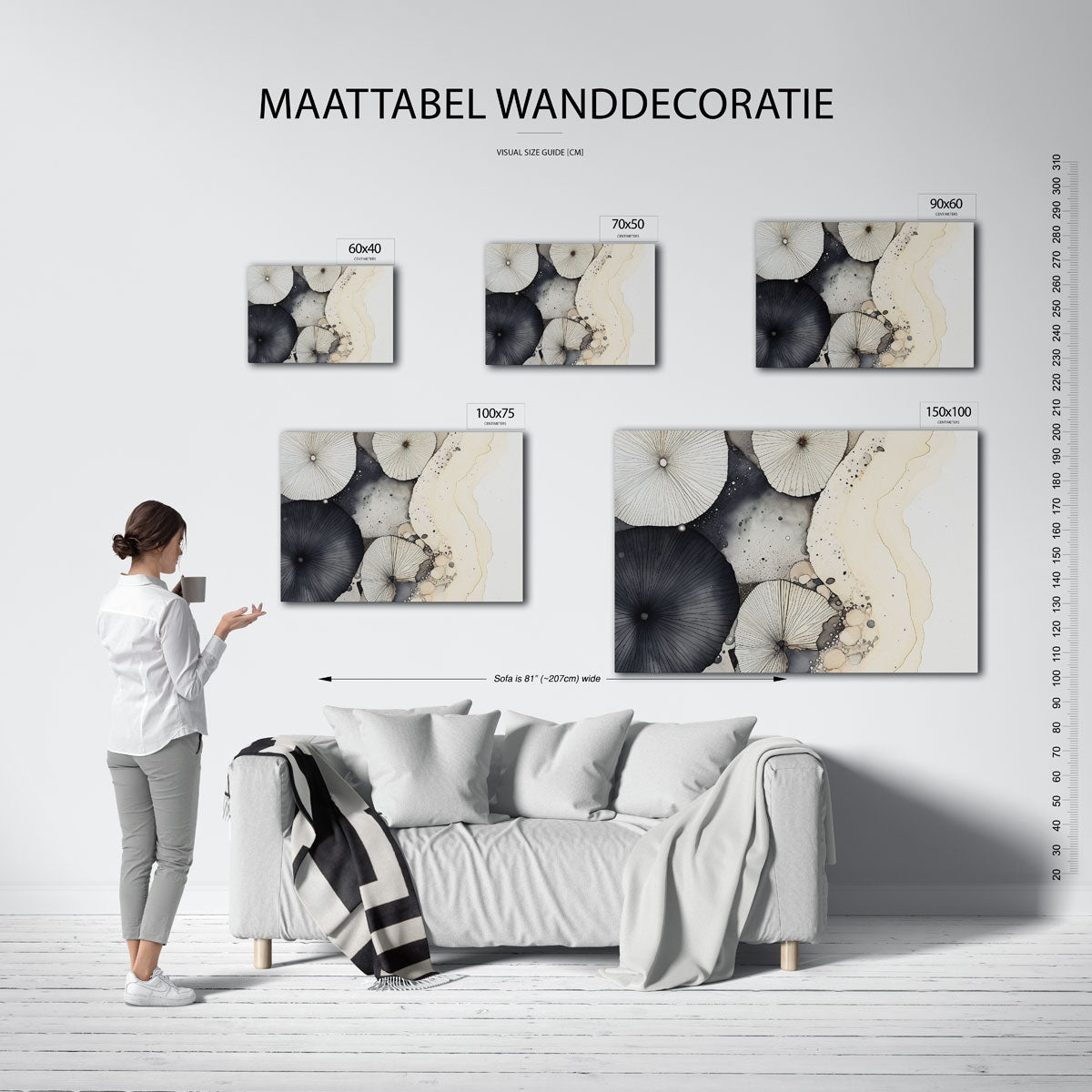 Organische vormen Kunstwerk