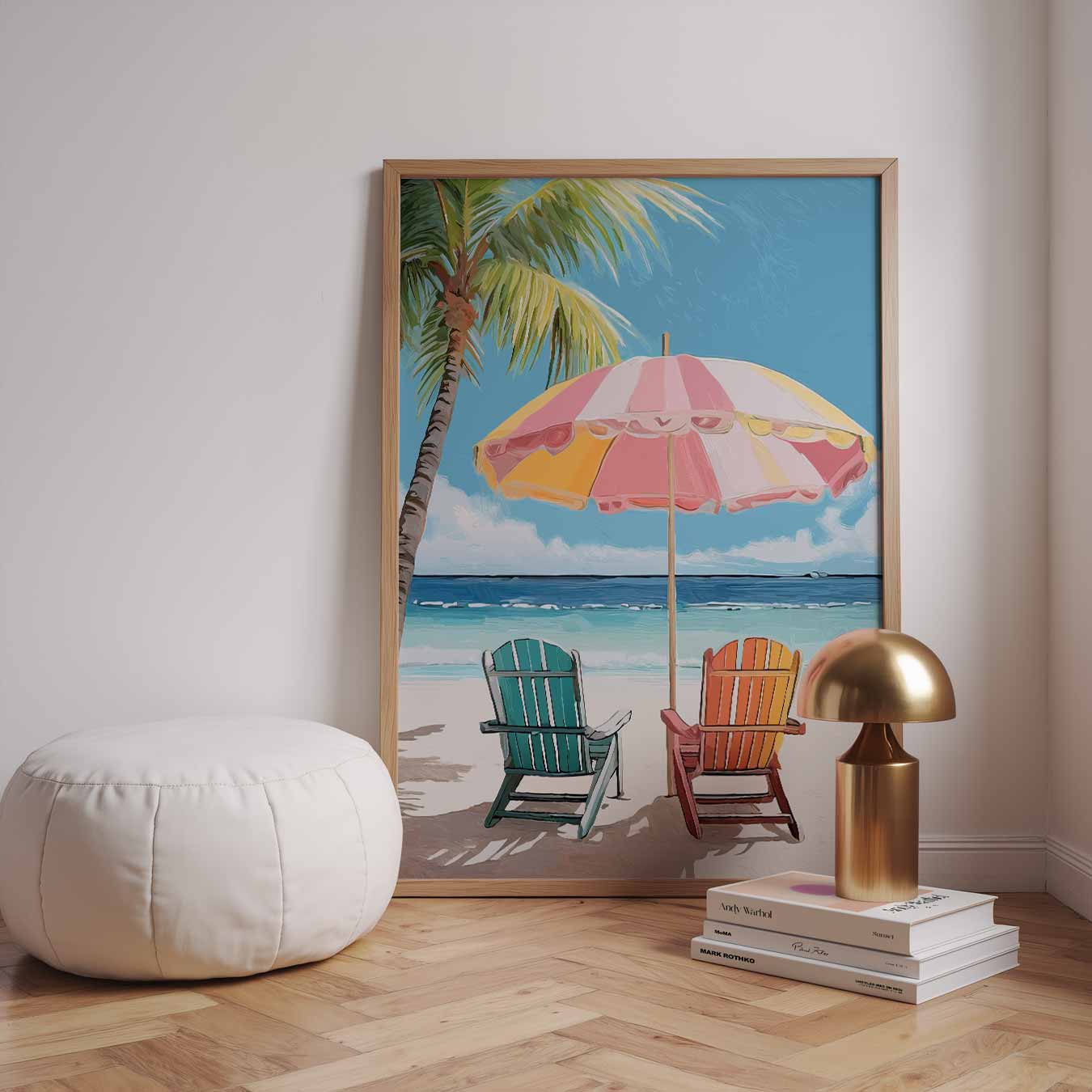 Tropische Stranddromen Poster-WallArtistic