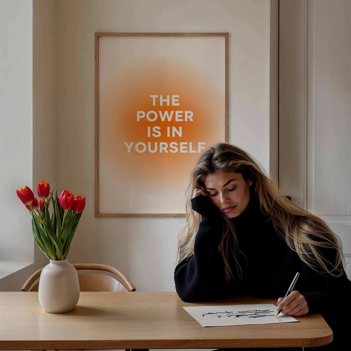 Motivational Power Poster-WallArtistic