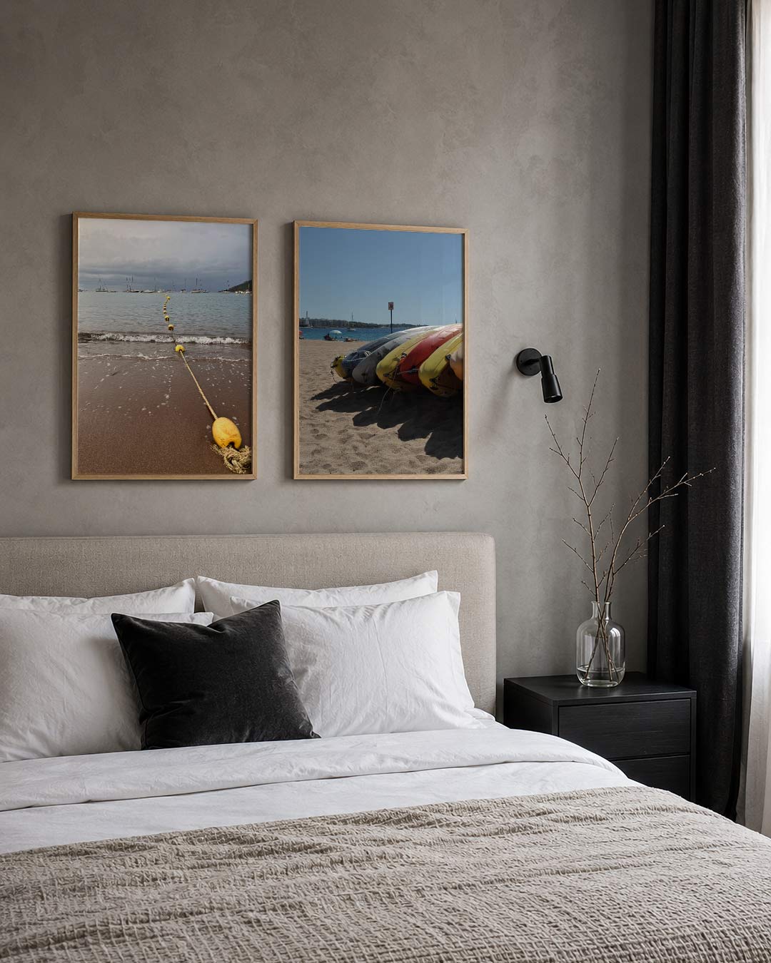 Zee en lijnen Posterset