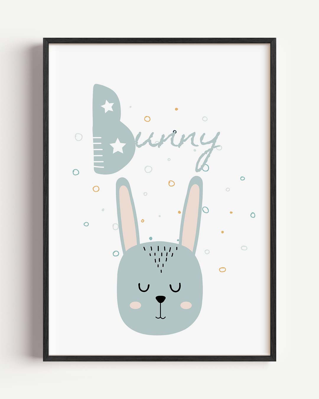 Schattige Konijnenposter-WallArtistic
