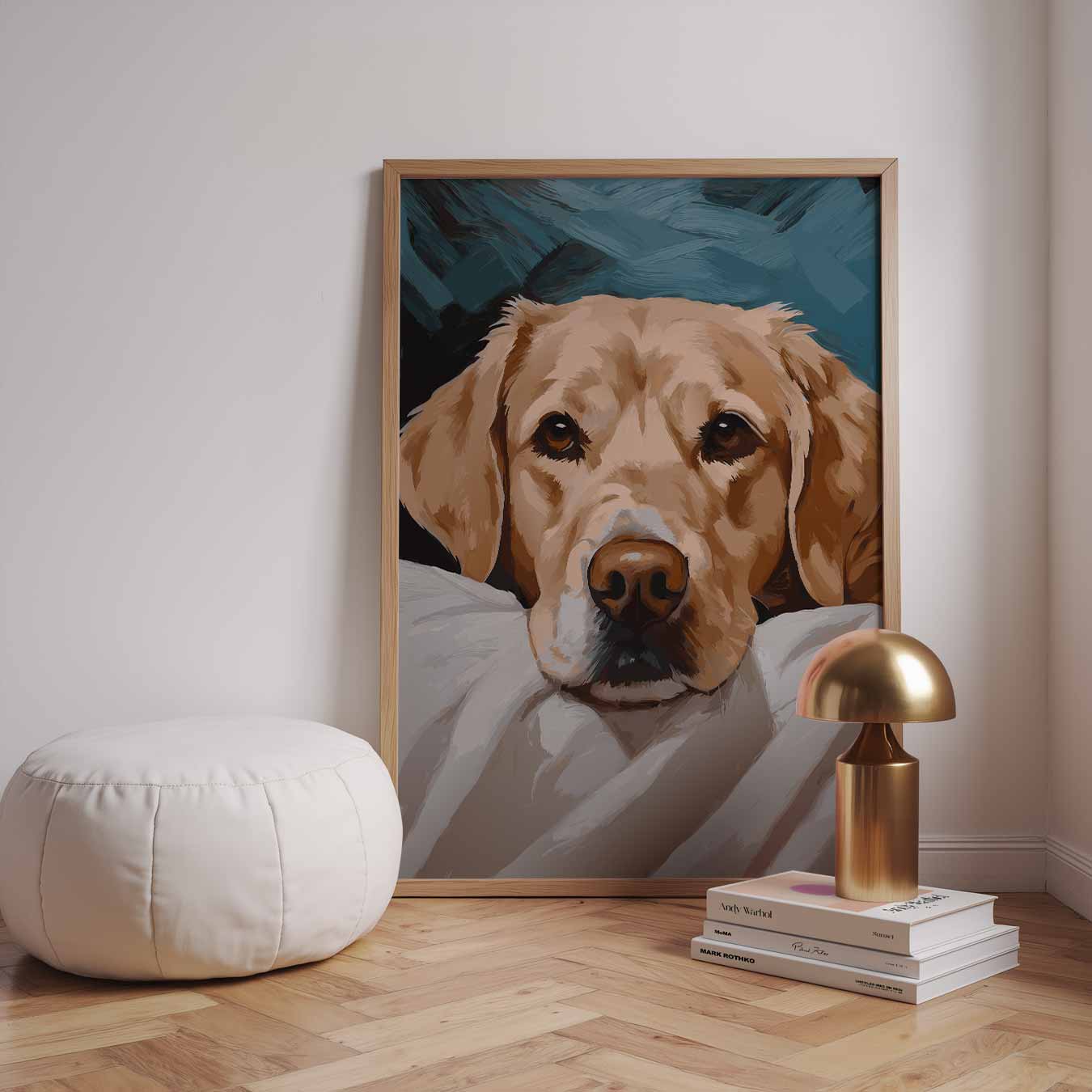 Knusse Labradors Dierenposter-WallArtistic