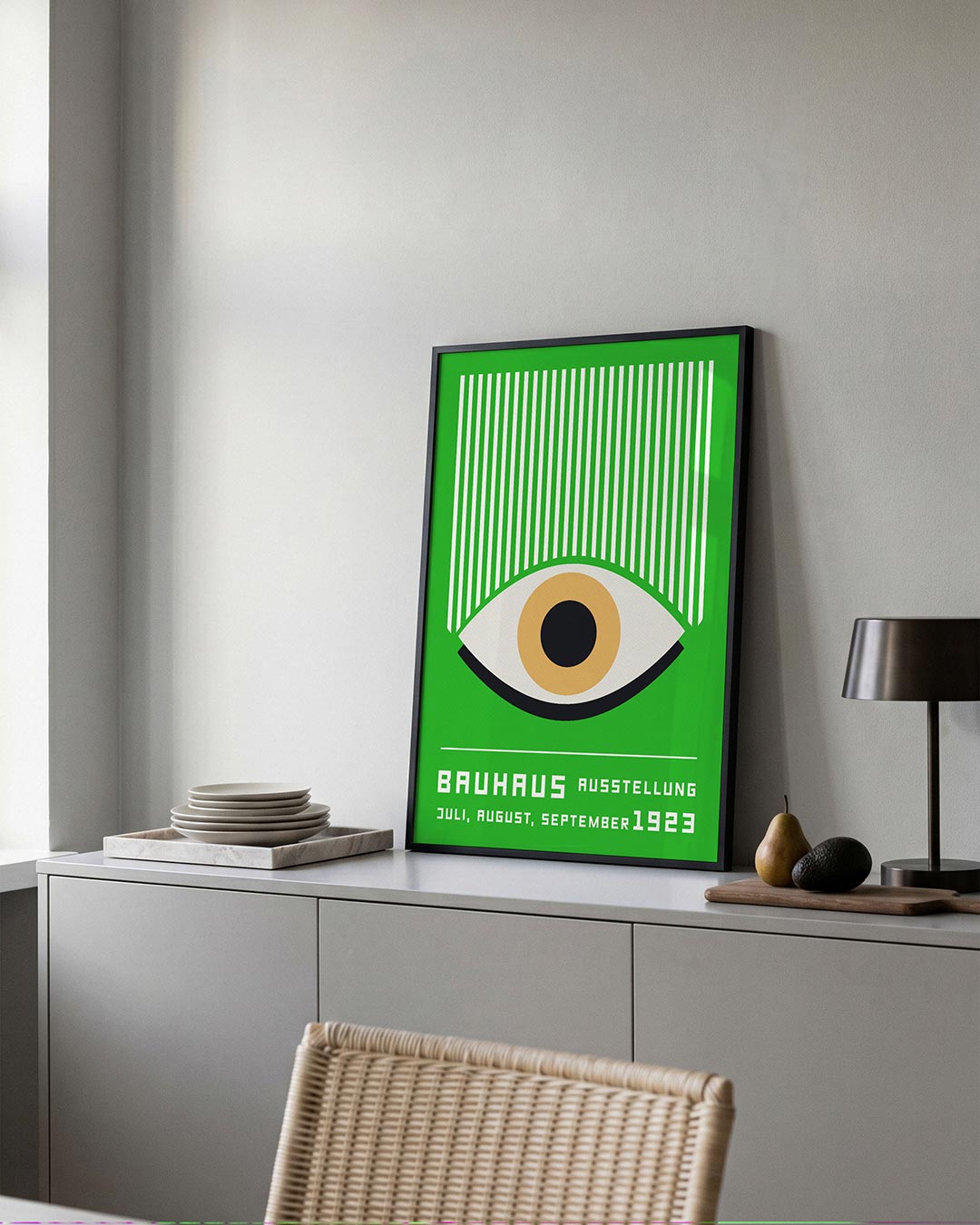 Oog en lijnen Poster