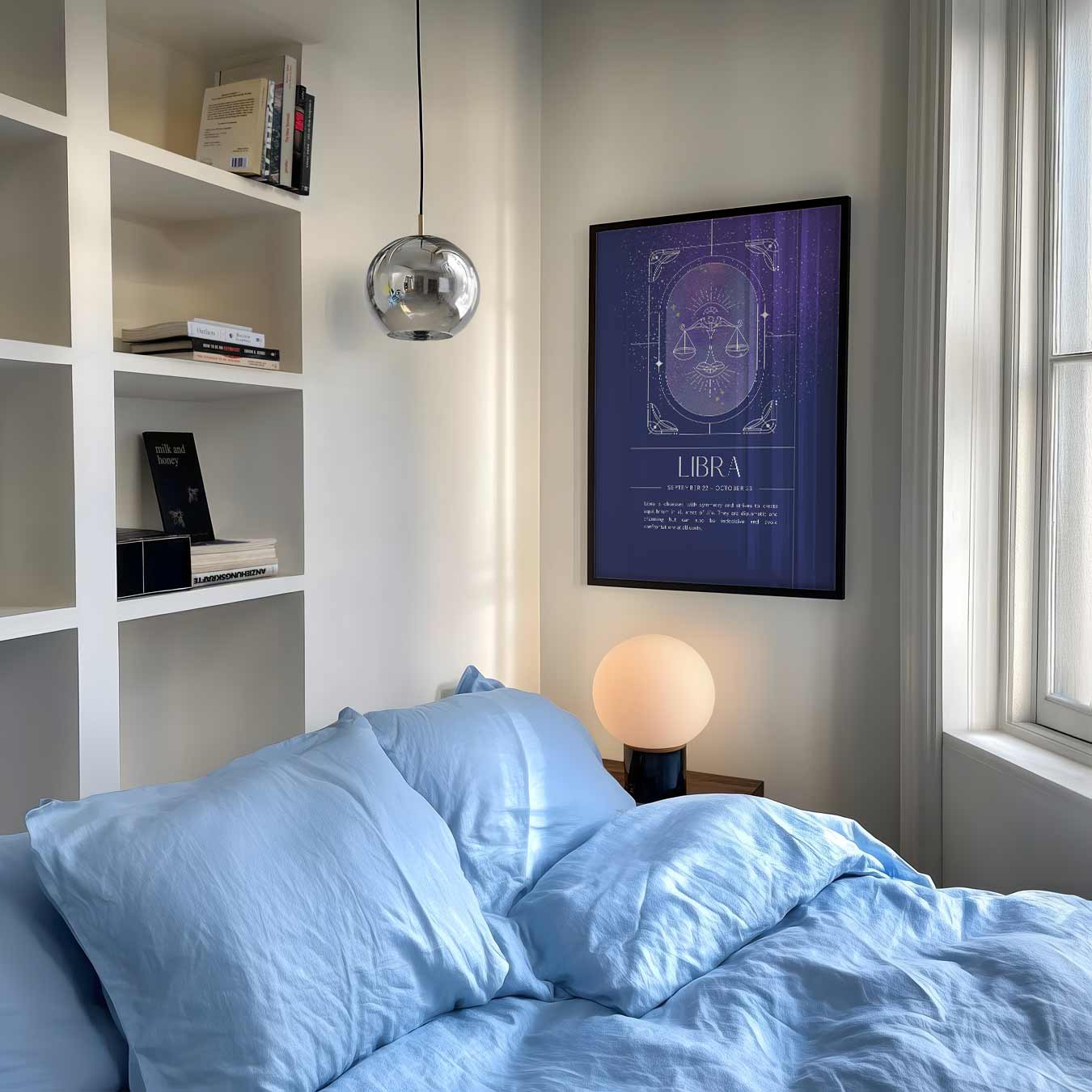 Libra Zodiac Poster-WallArtistic