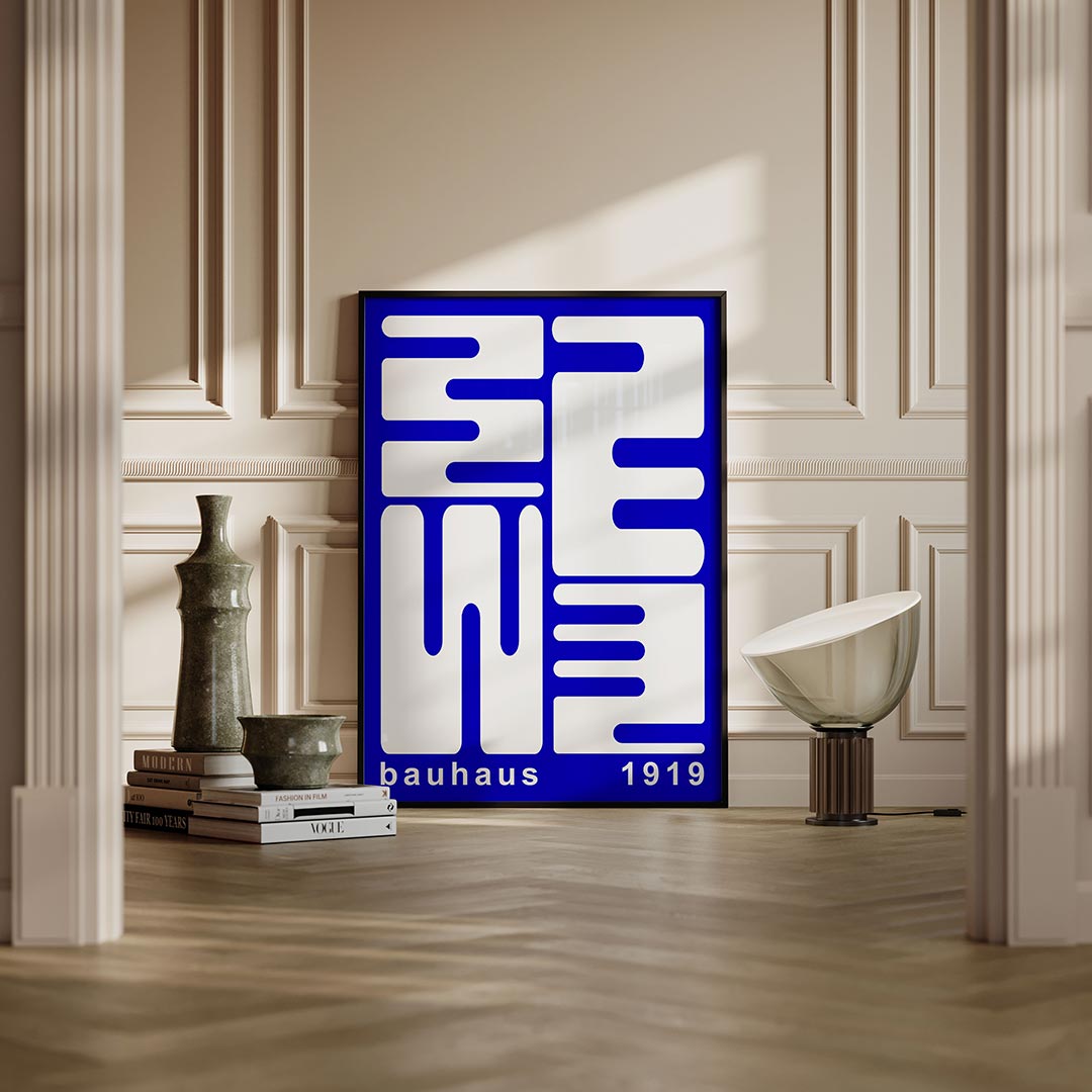 Vorm en lijnenspel Poster