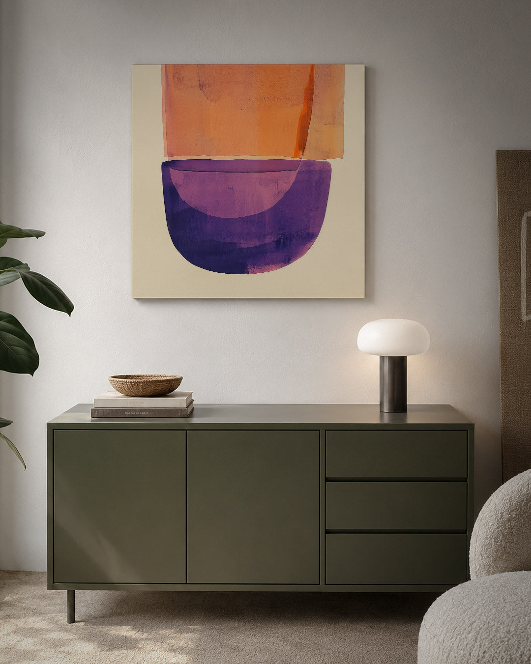 Vormen in kleur Kunstwerk