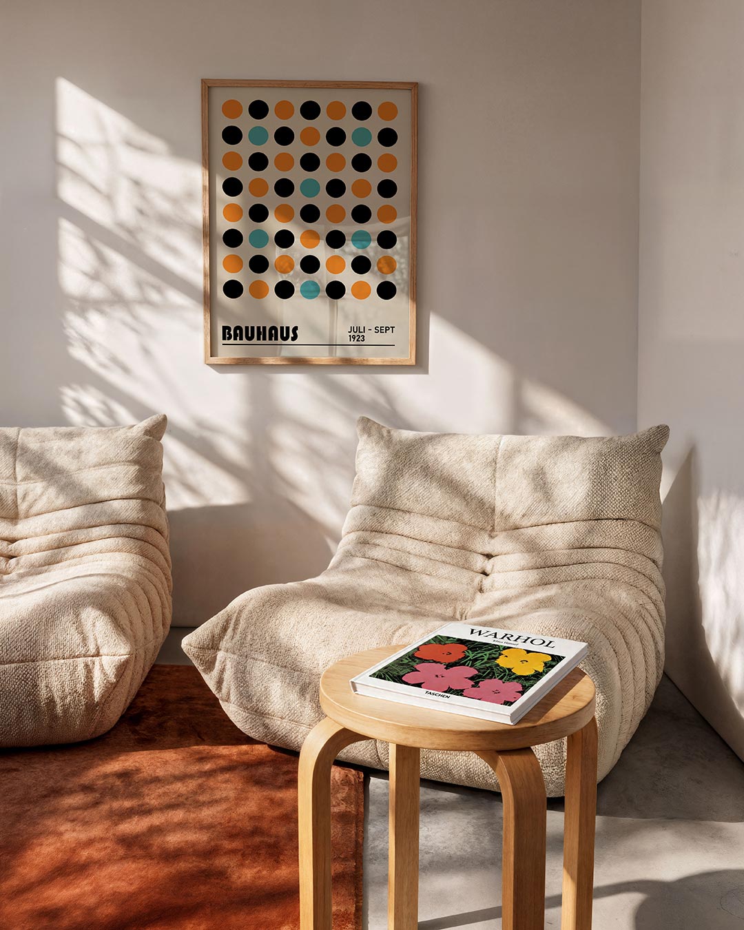 Cirkelpatroon en kleur Poster