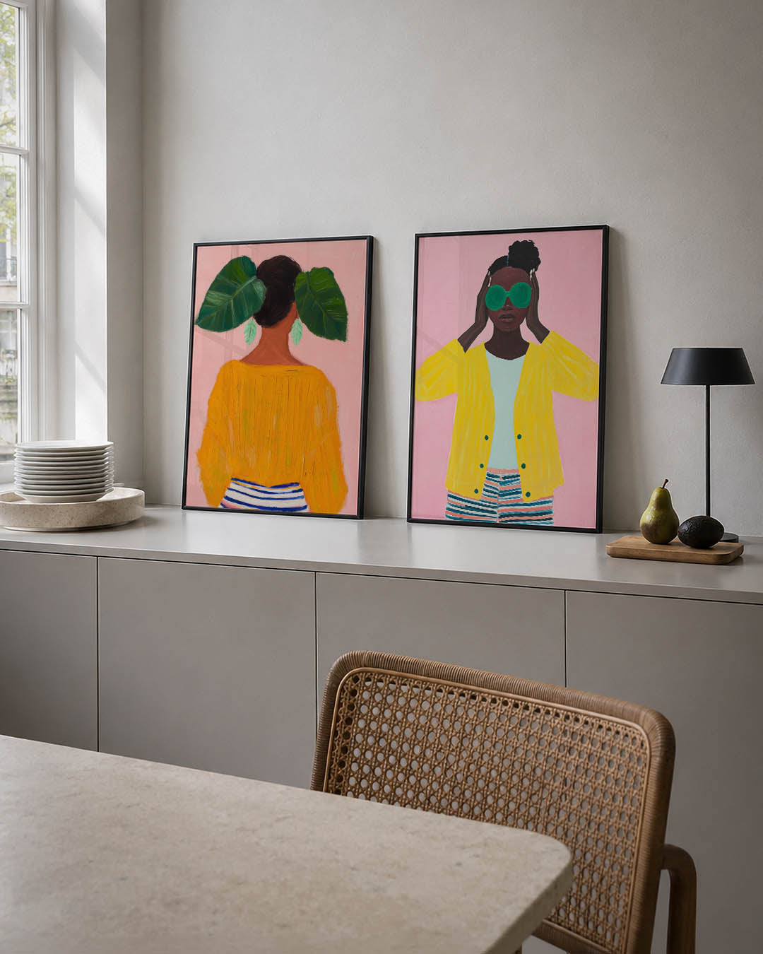 Kleurrijke bladeren Posterset
