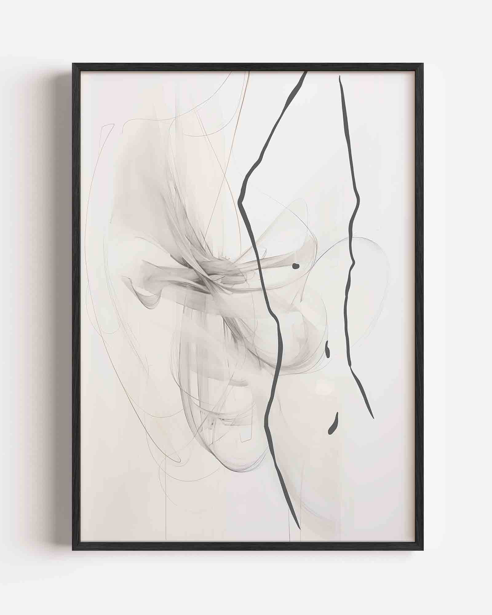 Abstracte lijnen Poster