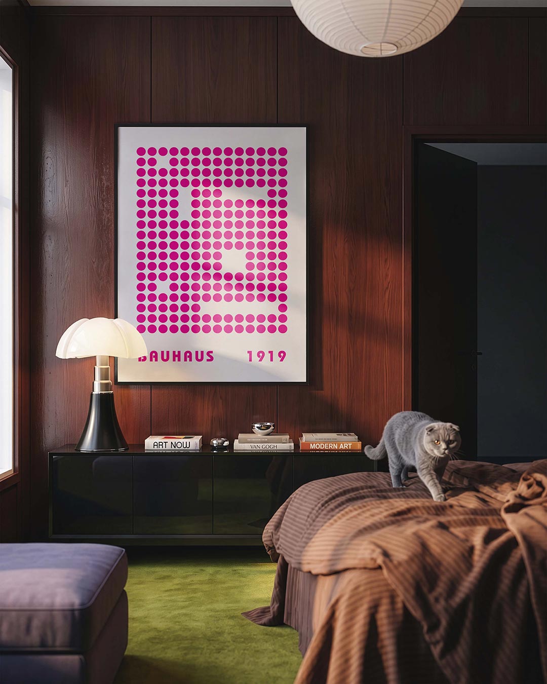 Puntstructuur en ritme Poster