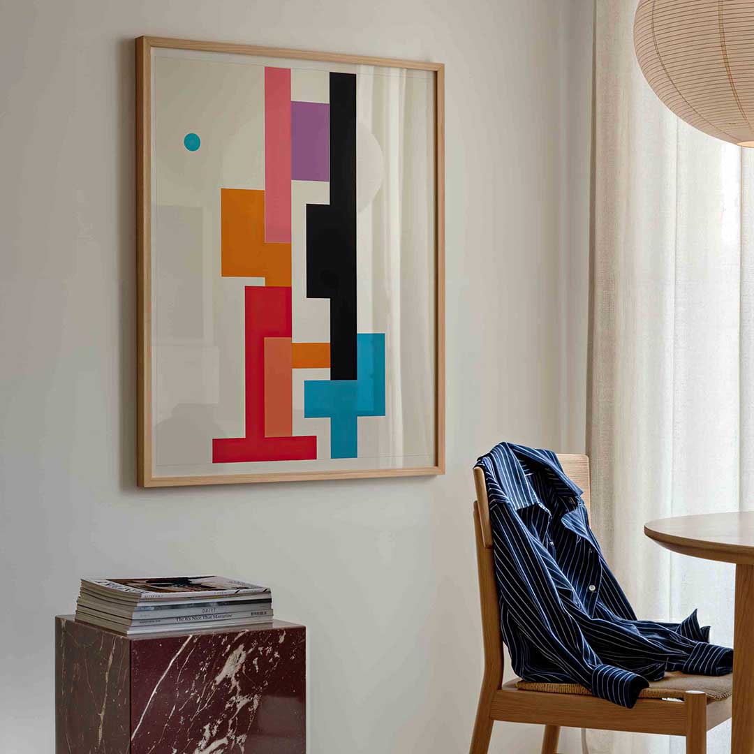 Abstracte vormen Poster