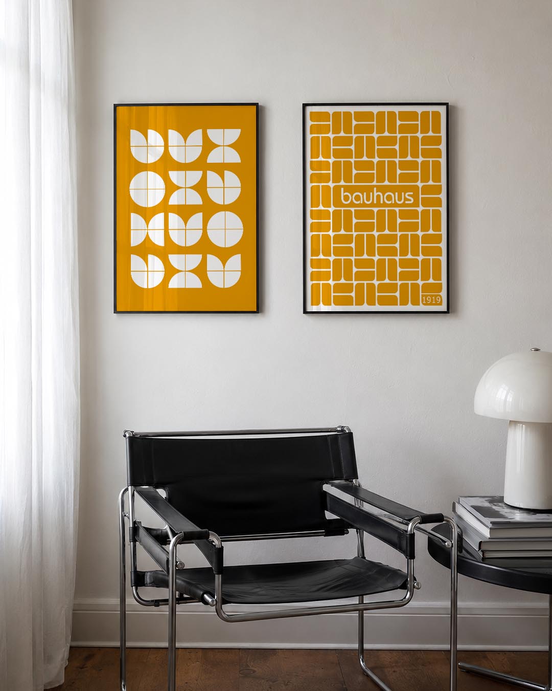 Vormenritme en kleur Posterset