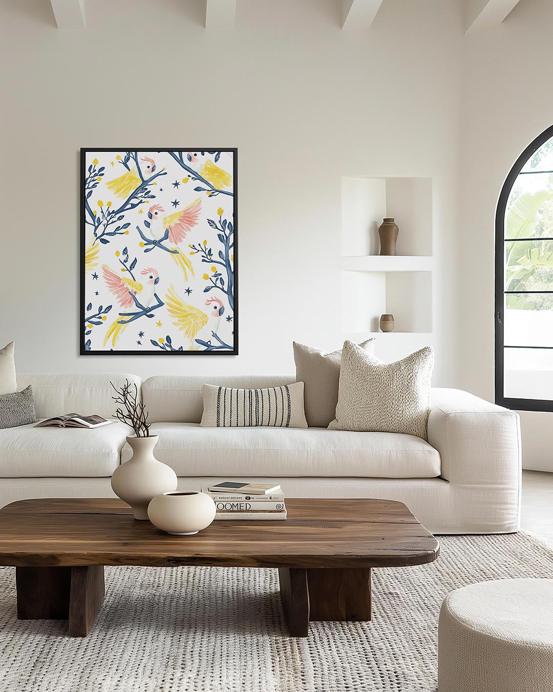 Vrolijke vogels Kunstwerk