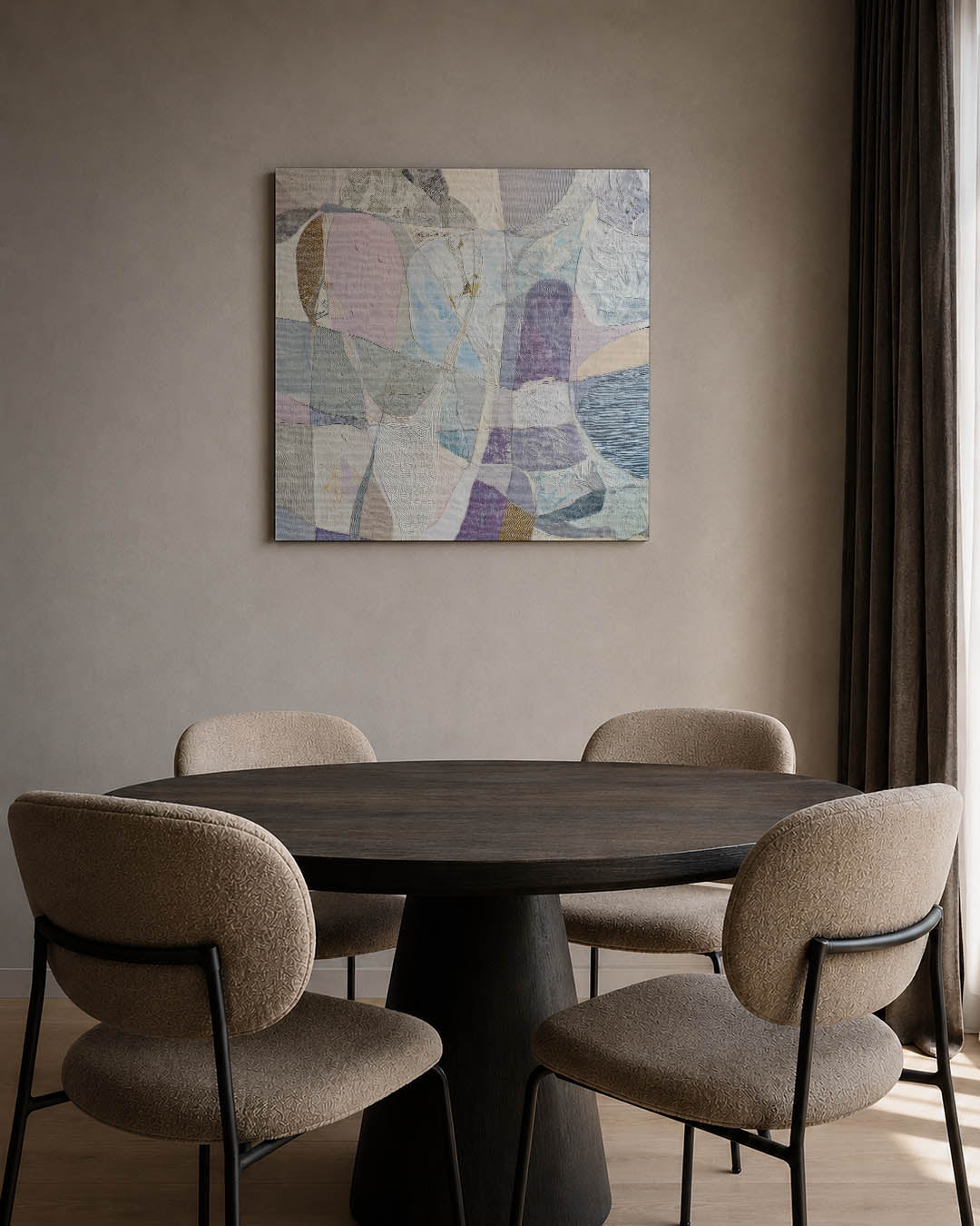 Organische vormen compositie Kunstwerk