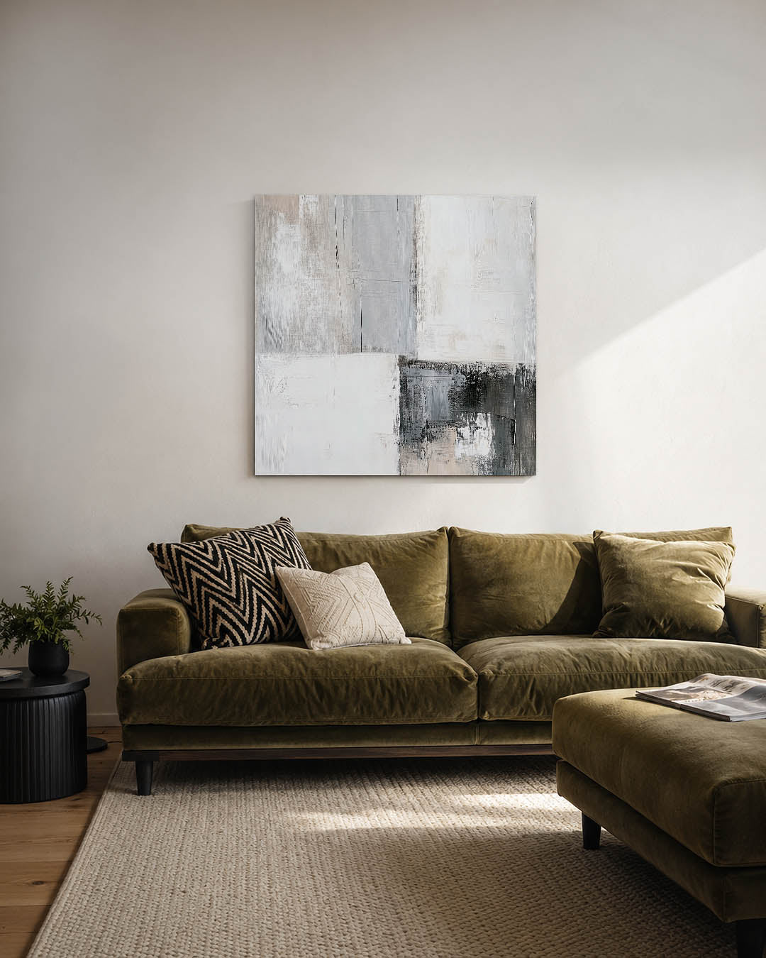 Geometrische compositie Kunstwerk