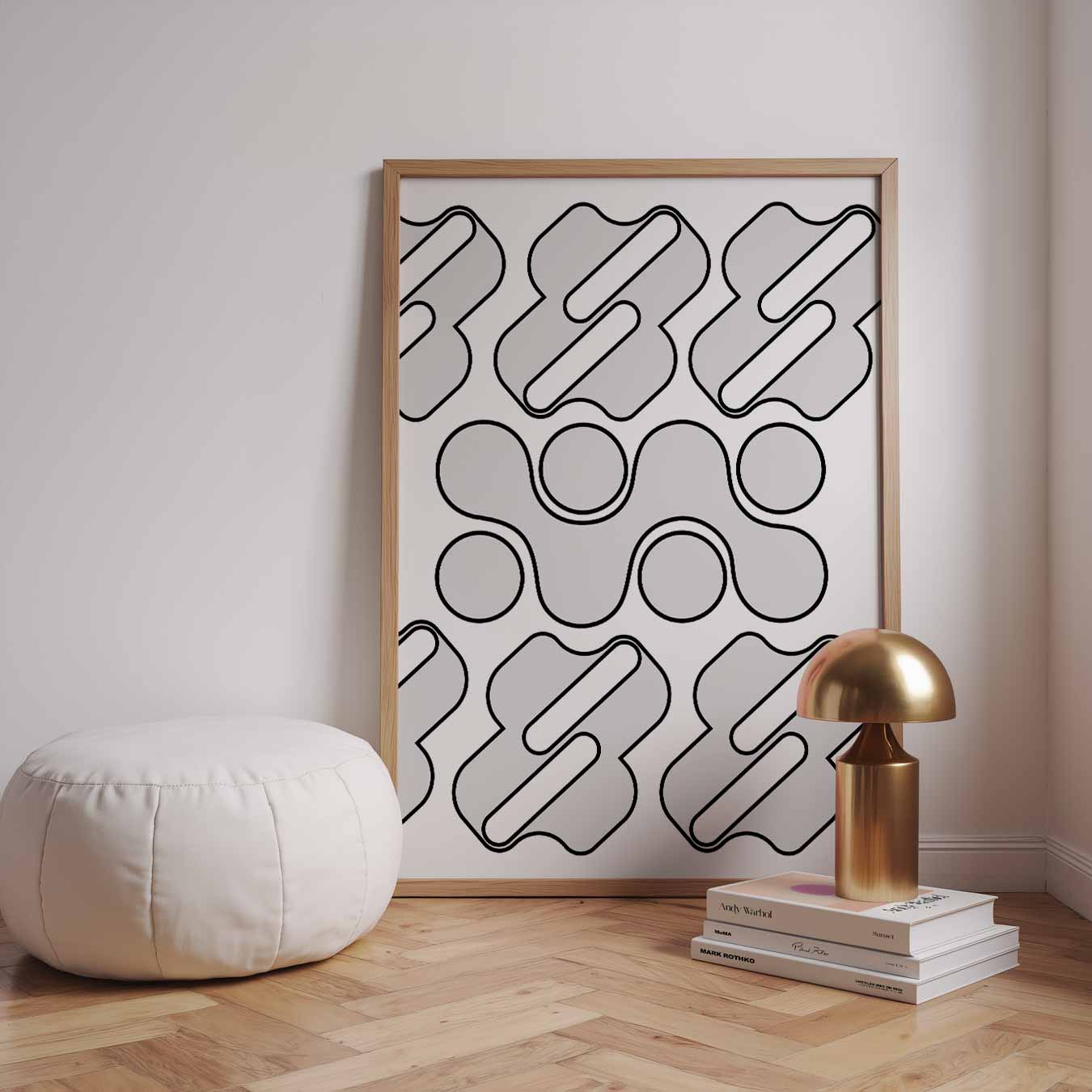 Moderne Grafische Kunstposter-WallArtistic