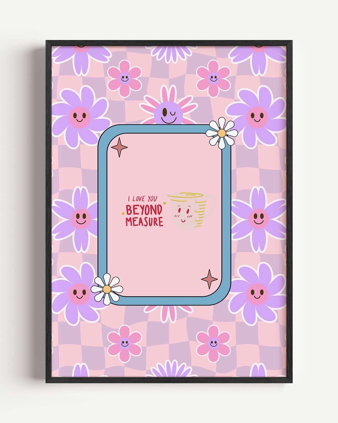 Liefdevolle Bloemen Poster-WallArtistic