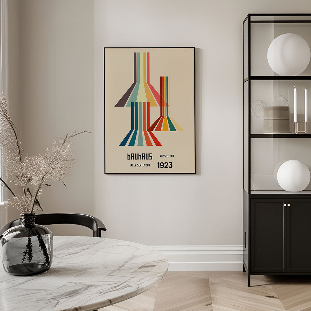Kleurrijke lijnen Poster