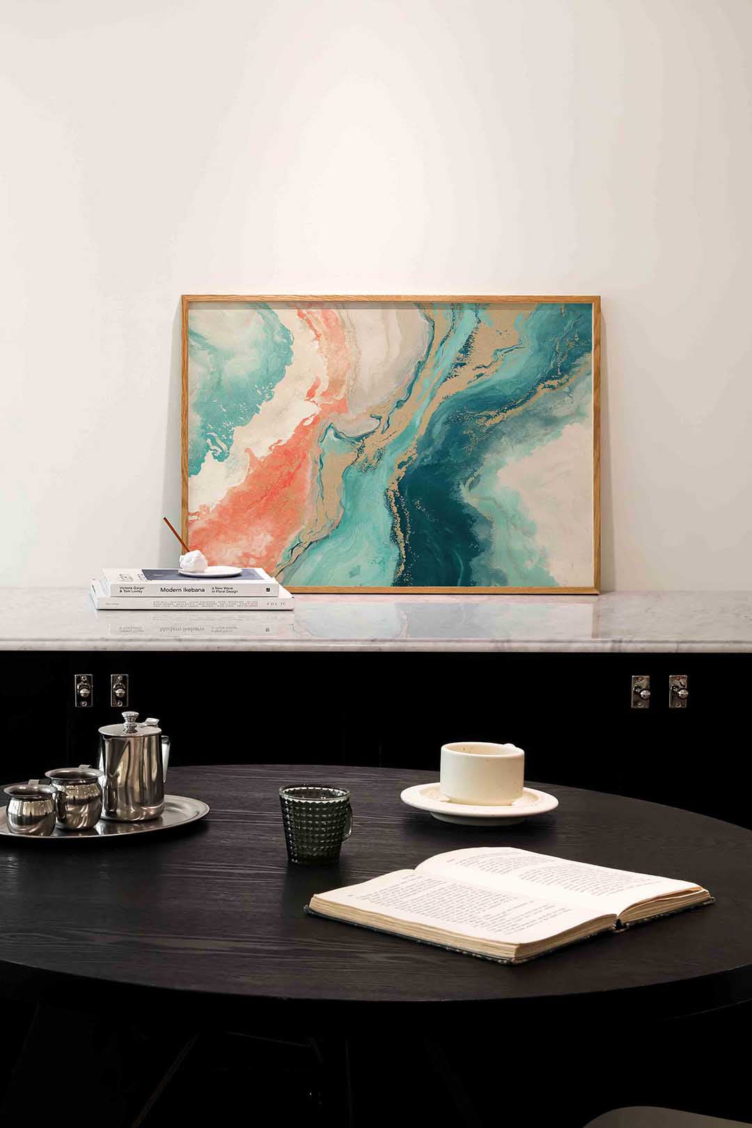 Abstracte golven Poster