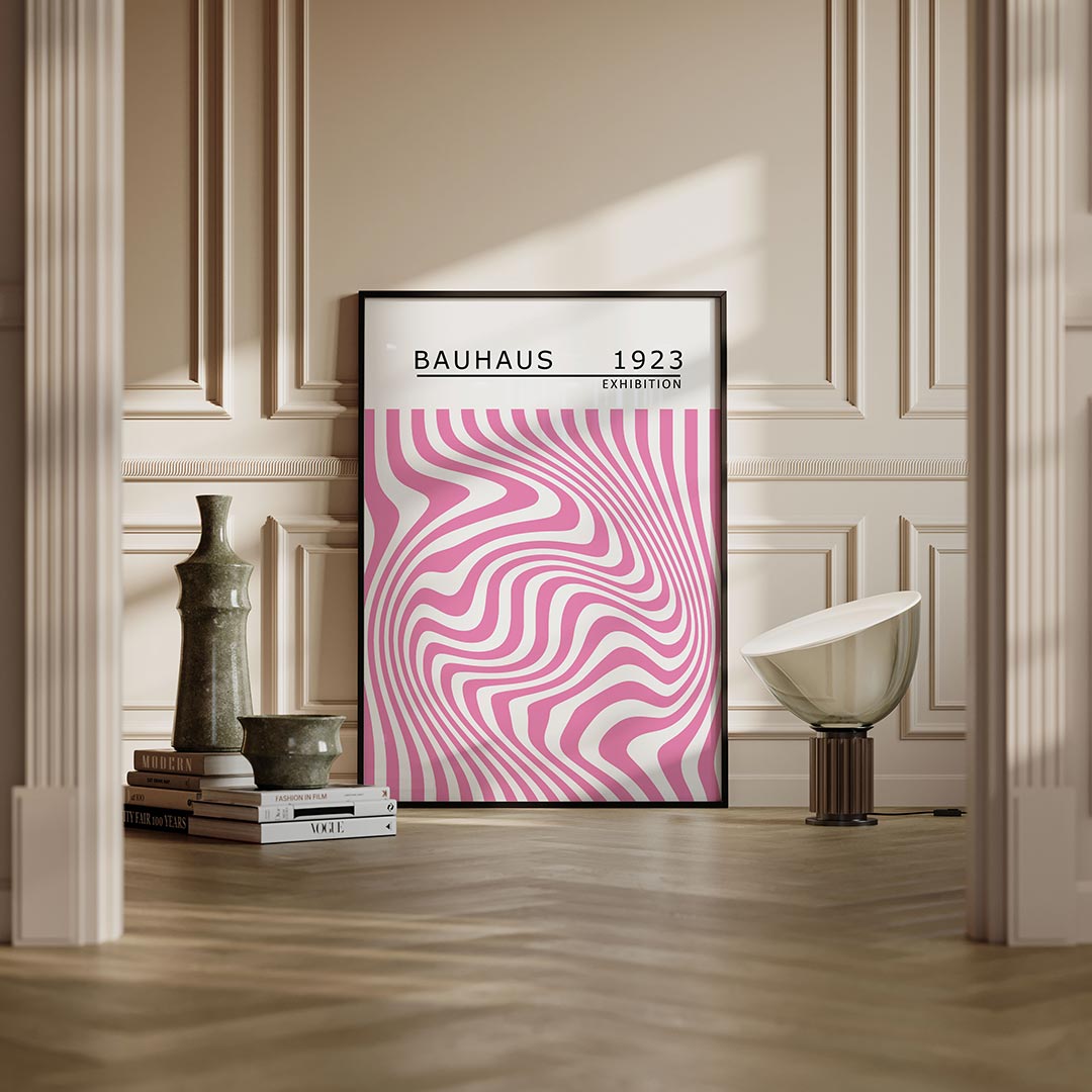 Golvend lijnenspel Poster