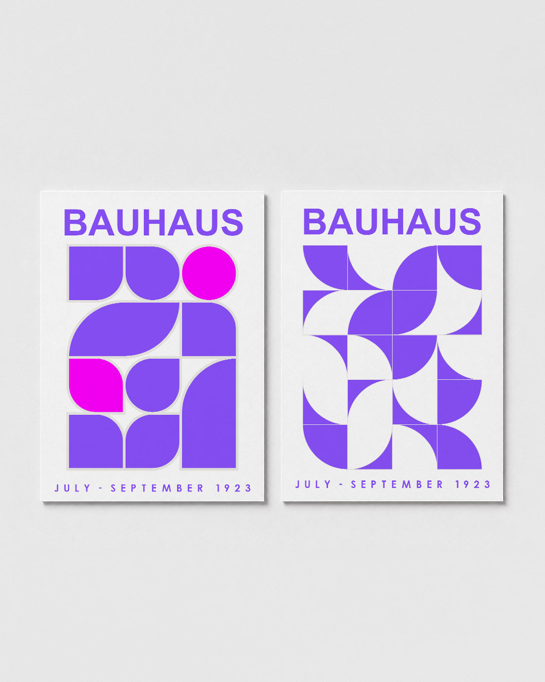 Vormen en kleurvlakken Posterset